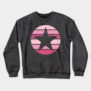 Star Symbol Distressed Vintage Crewneck Sweatshirt